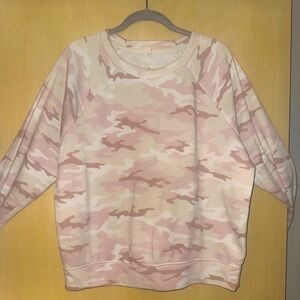 Lou & Grey Blush and Ivory Knit Top